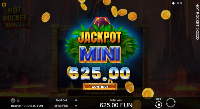 Hot Rocket 5x 3x 2x - Jackpot Max x1000